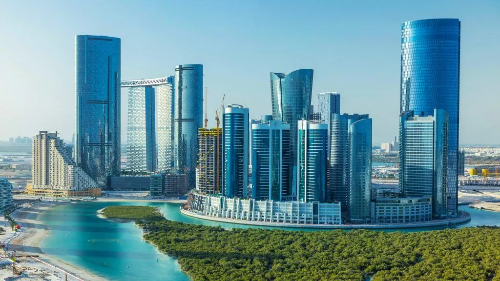 Al Reem Island Abu Dhabi waterfront residential towers